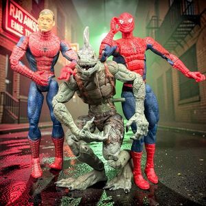 Toy Biz Spider-Man Classic Lizard Toby McGuire & Spiderman Articulated Figure
